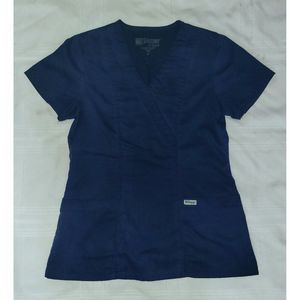 Grey's Anatomy Scrub Top in Ceil Blue size Small